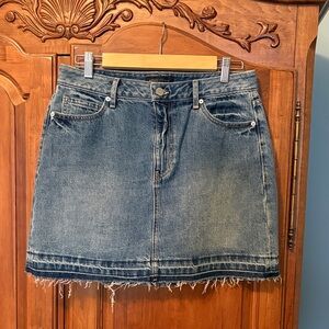 Banana Republic Blue Denim Mini Skirt